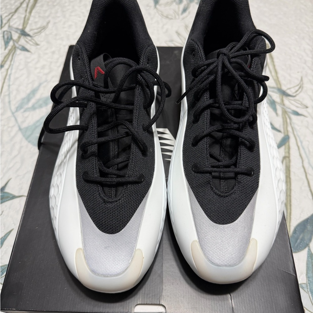 adidas Black and White Athletic Shoes Anthony Edwards